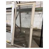 80X37 FULL VIEW TAN / BEIGE PATIO SLIDING SCREEN D