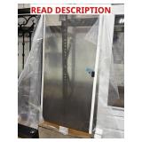 37 X 80 WHITE PATIO SLIDING SCREEN DOOR