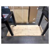 60IN W X 24IN D WOODEN TABLE