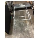 14"W X 21 " H METAL PLANTER