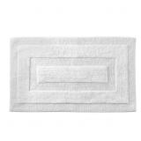 20 IN. X 34 IN. WHITE TEXTURED BORDER COTTON MACHI