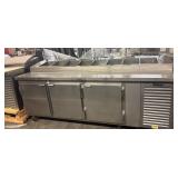 96.5" L X 32" W X 42" H STAINLESS STEEL WORK LINE