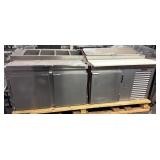 96.5" L X 32"W X 36" H STAINLESS STEEL PREP LINE