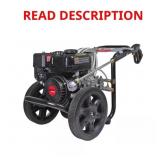 $329 POWERWASHER 3400 PSI 2.5 GPM COLD WATER GAS P