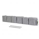 47.5 IN. X 6.5 IN. X 4 IN. GREY STONE (SECTION) FA