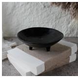 WABI SABI FOOTED DECORATIVE BOWL, MULTI-PURPOSE SM