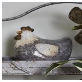 GRAYSON LANE 10-IN H X 9-IN W GRAY ANIMAL GARDEN S