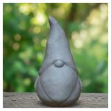 $105 OLOMA OUTDOOR GARDEN GNOME STATUE HEAVY CONCR