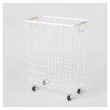 WIRE ROLLING LAUNDRY HAMPER - BRIGHTROOMï¿½