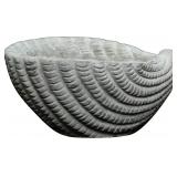 GROWSCAPE CEMENT SEASHELL PLANTER, CUTE DESK DECOR