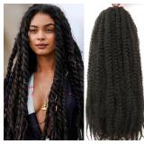 MARLEY TWIST BRAIDING HAIR, CUBAN TWIST, 18 IN,8 P