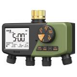 DIIVOO 4 ZONE SPRINKLER TIMER WITH BRASS INLET, LA