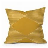 16"X16" SUMMER SUN HOME ART GEO SQUARE THROW PILLO