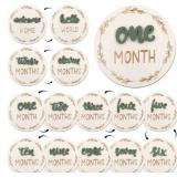 7 PACK BABY MONTHLY MILESTONE CARDS SIGN, DOUBLE S