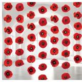 FULLHAWL 56 PCS WIZARD PARTY DECORATION RED POPPY