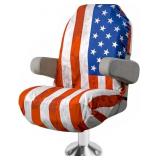 BOAT SEAT COVER - MICROFIBER USA FLAG, QUICK-DRY,