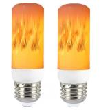 QLEE LED FLAME EFFECT LIGHT BULB 3W FLICKERING FIR