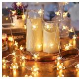 10FT 30 LED FAIRY FLOWER STRING LIGHTS BATTERY & U