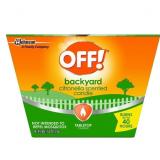 OFF! CITRONELLA CANDLE SOLID 18 OZ