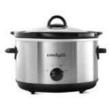 CROCK-POT 4.5QT MANUAL SLOW COOKER - SILVER SCR450