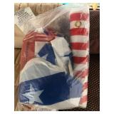 1 LOT OF ASSORTED FLAGS