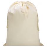 HEAVY DUTY CANVAS LAUNDRY BAG WITH HANDLES & DRAWS