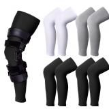 SOSATION 8 PCS KNEE BRACE UNDERSLEEVE COMPRESSION