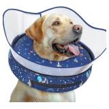 ELEVATED INFLATABLE DOG CONE COLLAR TO STOP LICKIN
