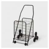 COLLAPSIBLE MOVING STORAGE CART BLACK - BRIGHTROOM