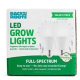 BACK TO THE ROOTS 2PK 10W LED GROW LIGHT BULB WHIT