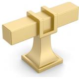 AMERDECO 10 PACK BRUSHED GOLD CABINET KNOBS 1.46 I