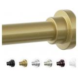 MCRBEAY SHOWER CURTAIN ROD, 1" DIAMETER HEAVY DUTY