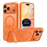 1 LOT OF 1- CASE FOR IPHONE 17 PRO NEON ORANGE./1-