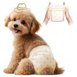 DISPOSABLE DOG DIAPERS FEMALE, M, 10PCS
