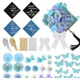 DUNZOOM 40 PCS DIY GRADUATION CAP DECORATIONS KIT
