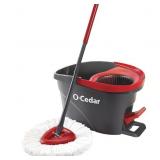 O-CEDAR EASYWRING 12 IN. W SPIN MOP WITH BUCKET