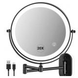 8.5 IN. W X 8.5 IN. H ROUND LED WALL MOUNT BATHROO