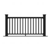 $144 6 FT. X 36 IN. BLACK PVC COMPOSITE DECK HORIZ