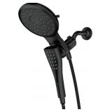 $185 MOEN VERSO MATTE BLACK EIGHT-FUNCTION 7" WIDE