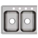 DAYTON DROP-IN STAINLESS STEEL 25 IN. 4-HOLE DOUBL