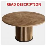 $161 MODERN BROWN WOOD DINNER TABLE BASE