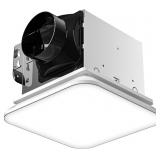 FITOP BATHROOM EXHAUST FAN WITH LIGHT, 110 CFM, 1.