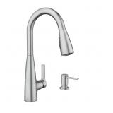 MOEN HAELYN SPOT RESIST STAINLESS SINGLE HANDLE PU