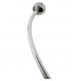 NEVERRUST 50 IN. TO 72 IN. ALUMINUM DUAL MOUNT CUR
