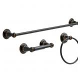 DELTA PORTER 3 -PIECE BATH HARDWARE SET WITH TOWEL