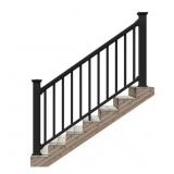 $150 6 FT. X 36 IN. BLACK PVC COMPOSITE DECK STAIR