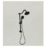 SHOWER HEAD WITH HANDHELD COMBO
