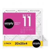 20 IN. X 25 IN. X 4 IN. MERV 11 FPR 7 PLEATED FURN