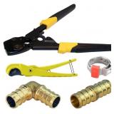 1/2 IN. PEX-B FITTINGS KIT WITH TOOLS