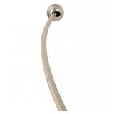 NEVERRUST 50 IN. TO 72 IN. ALUMINUM DUAL MOUNT CUR